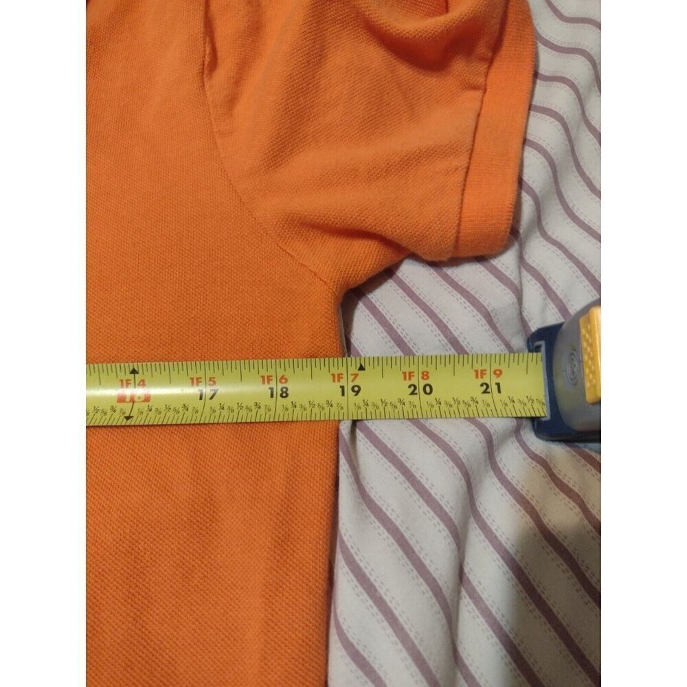 Polo Ralph Lauren Boys Custom Fit Big Pony #3 Polo Shirt XL (18-20) Orange - Picture 9 of 10